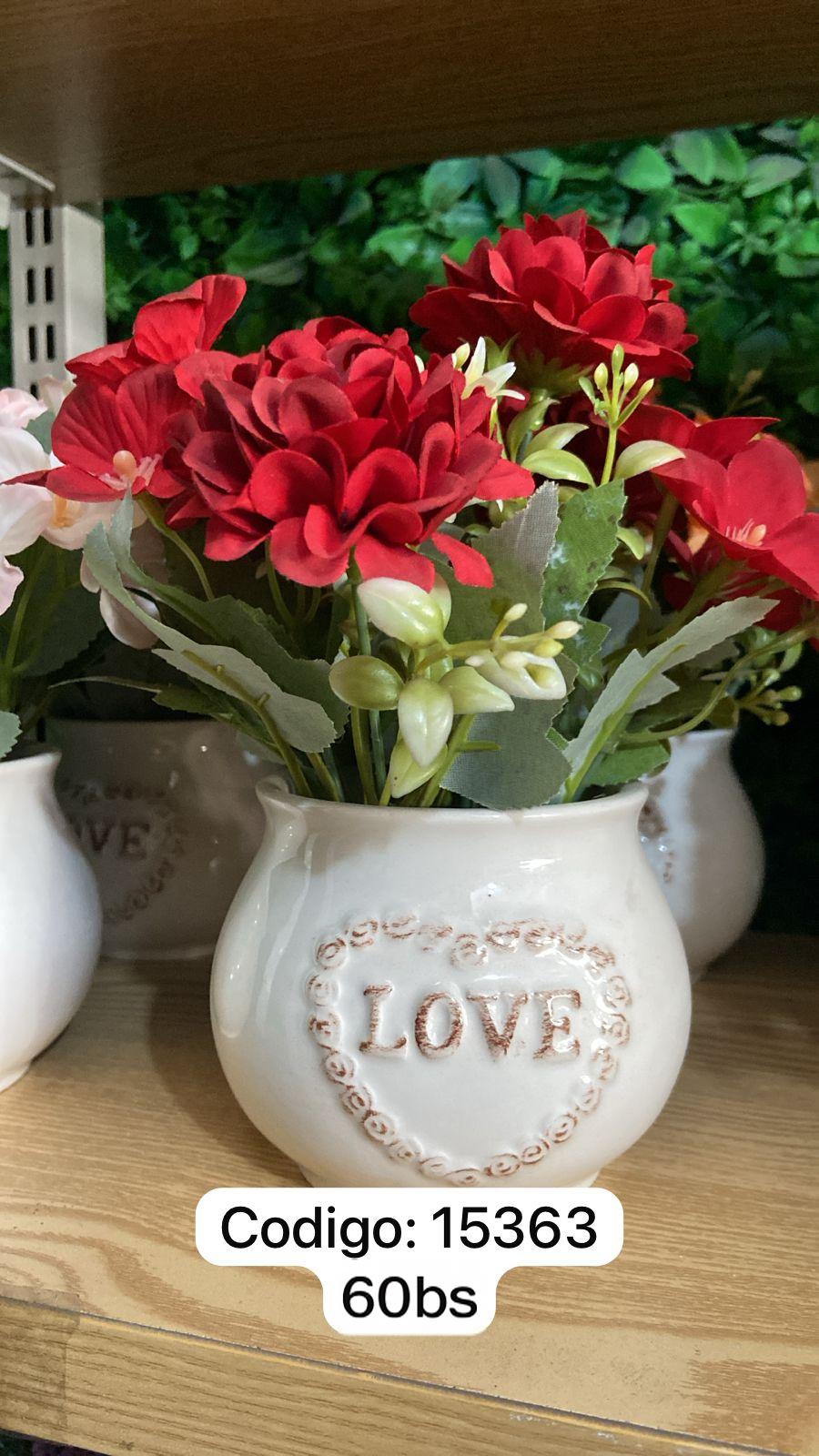 Flores de plástico-15363